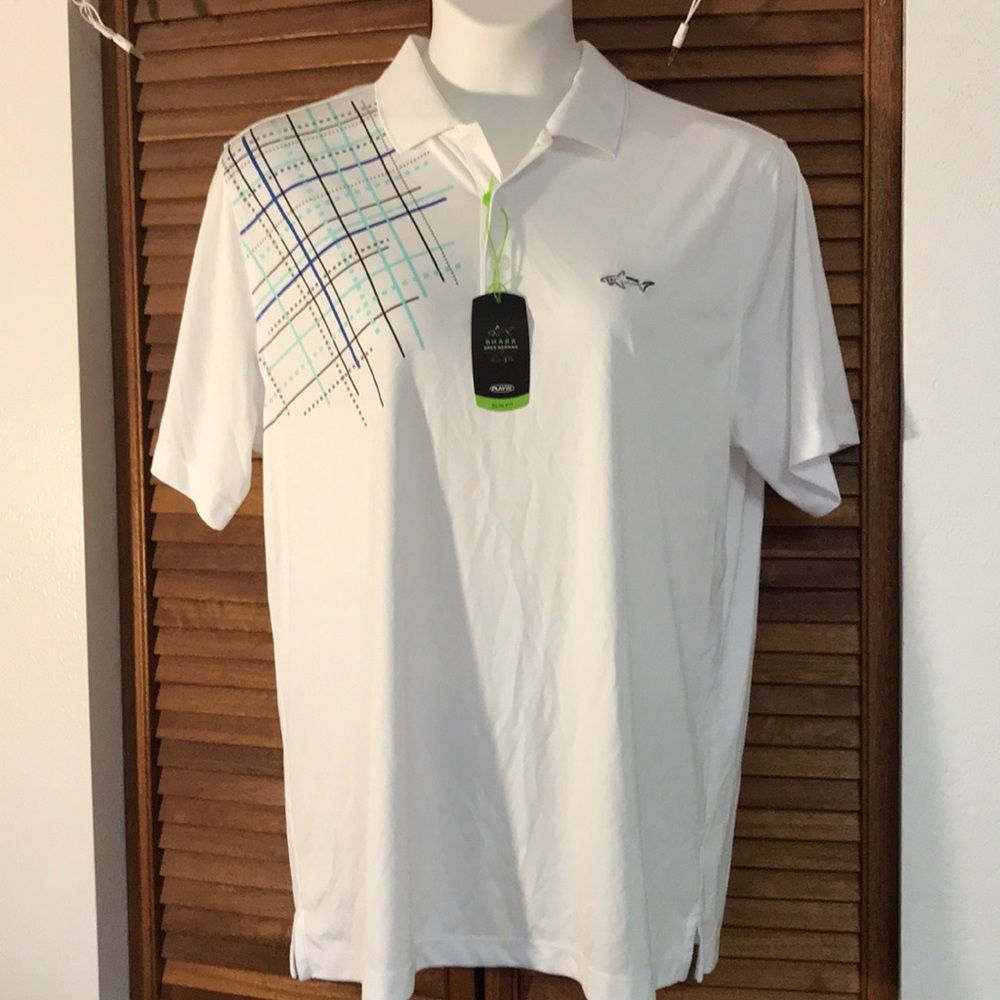 Greg Norman for Tasso Elba polo shirt men’s large